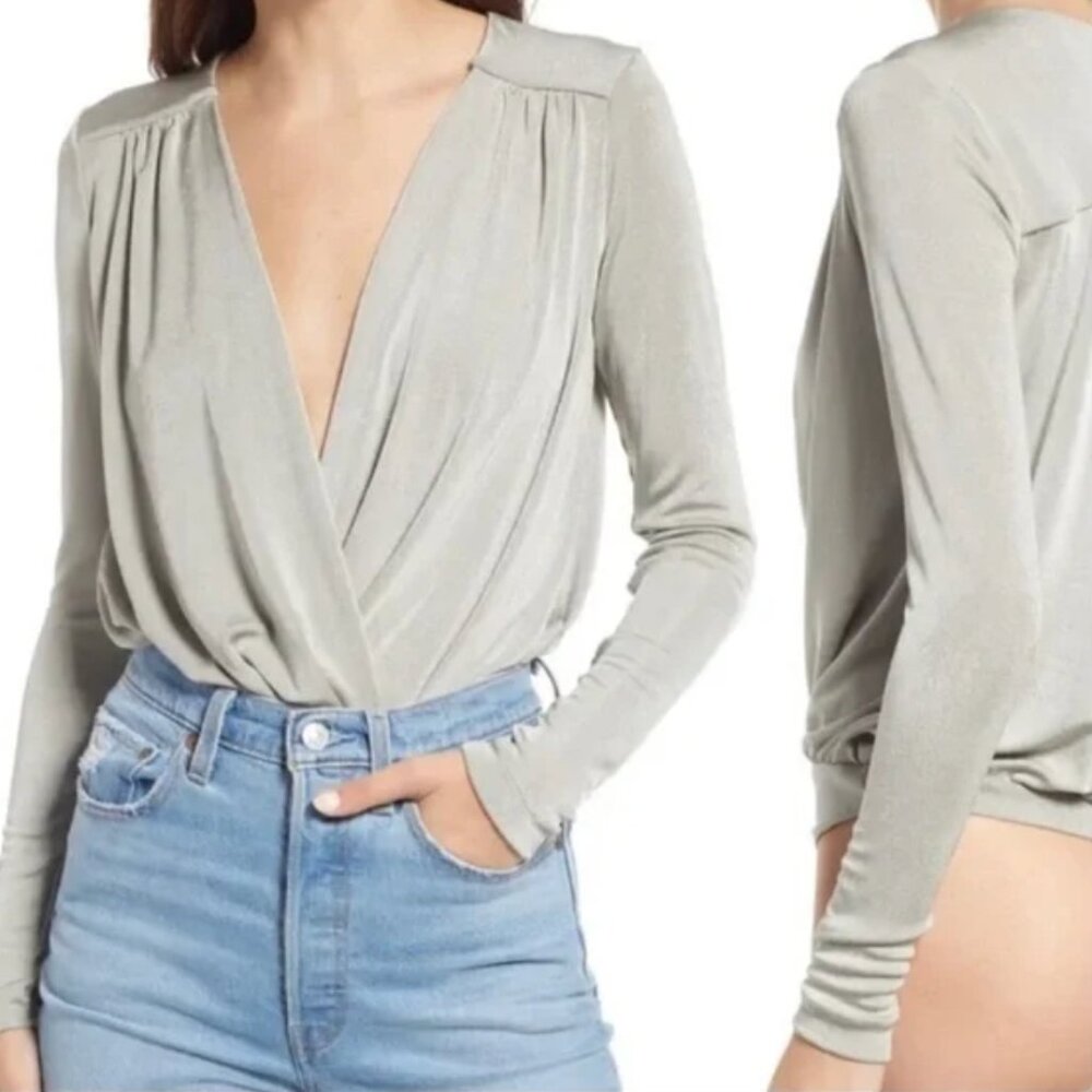Free People Intimately Turnt Bodysuit in Oxide Large NWT